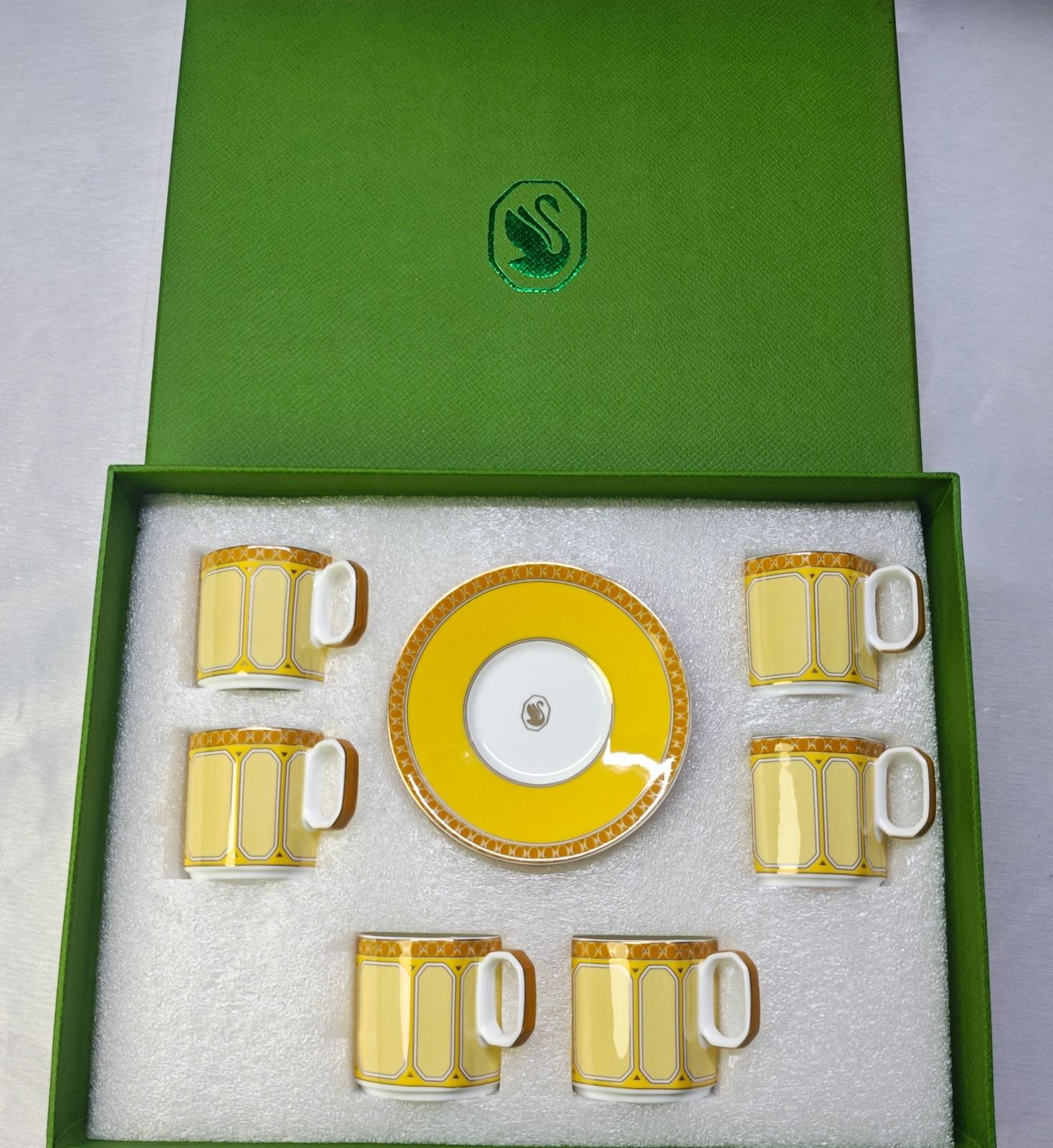 Swarovski Turkish coffee set of six cups with saucers available with many colors - Image 7 of 18